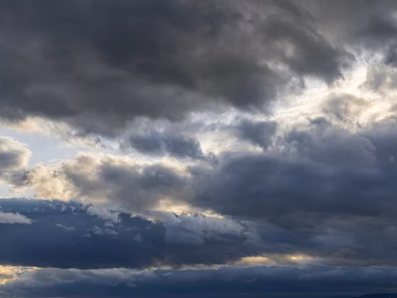 Dark dark clouds, cloudy sky, storm disaster coming texture (ID:ffach783631)