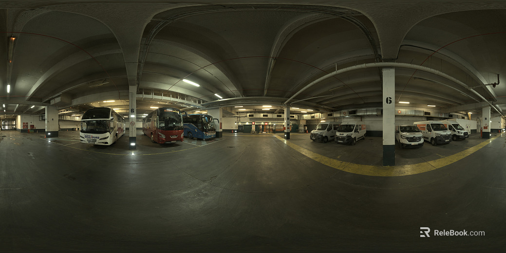 HDR Indoor Parking Night texture