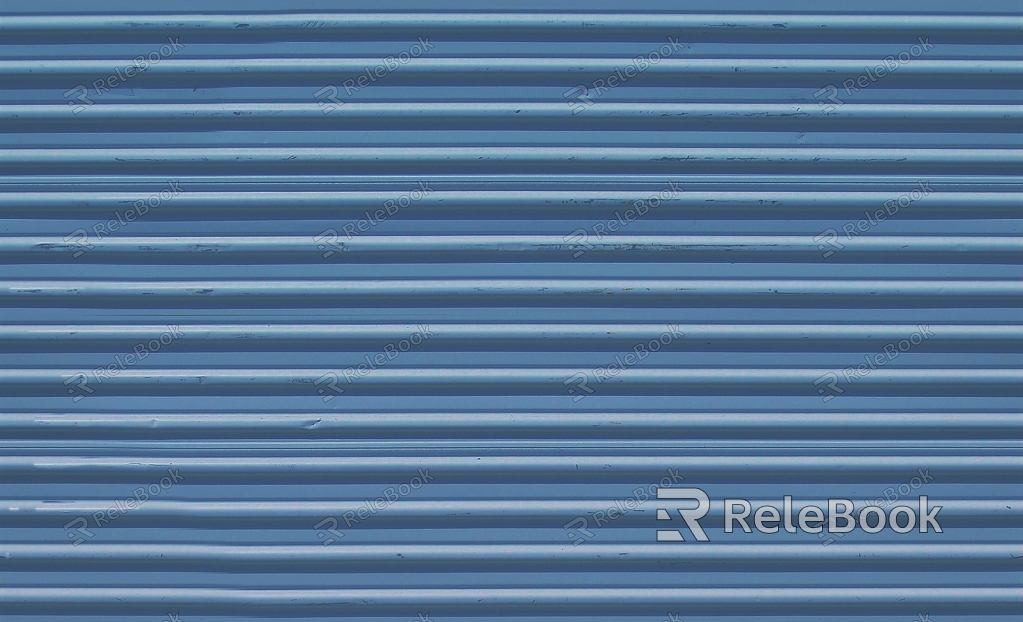 Rolling shutter door texture