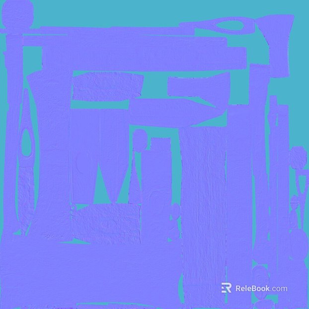 Purple green abstract art decorative painting texture