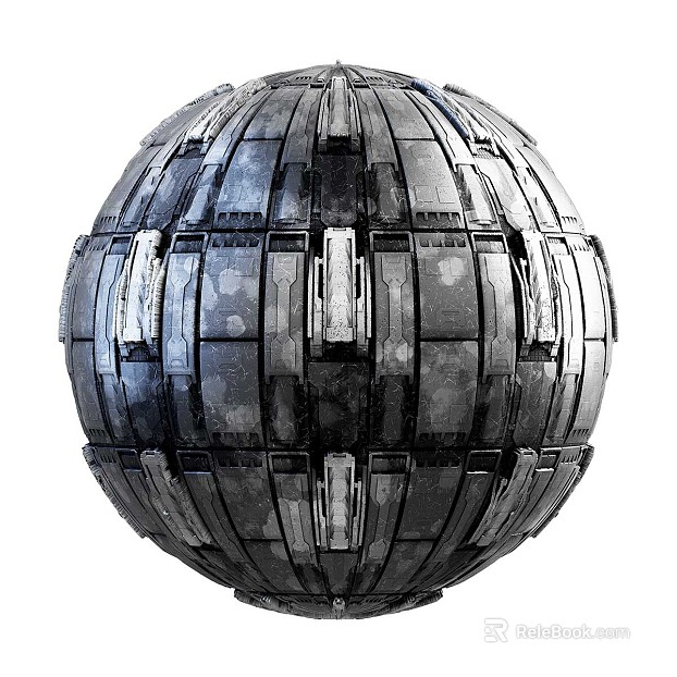 Sci-Fi Exterior Wall PBR texture