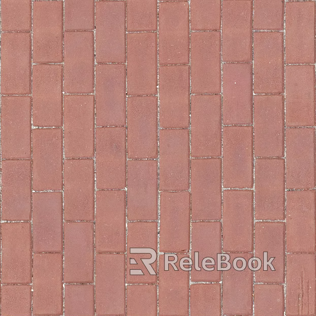 Brick pavement texture