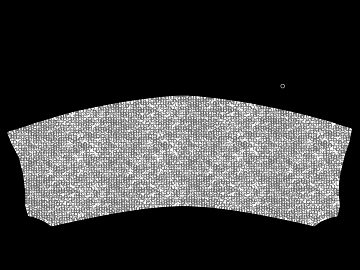 Off-white Retro Pattern Fabric Soft Fabric 3d model