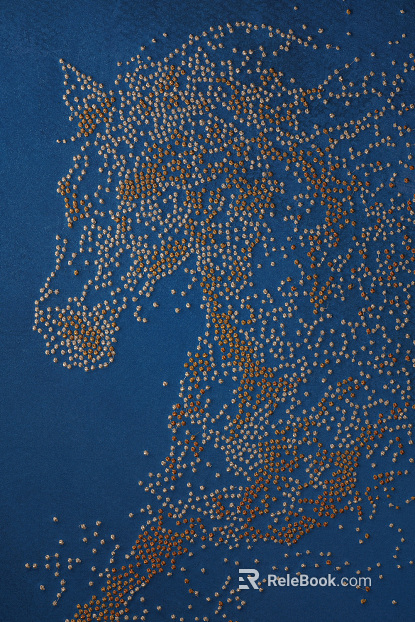 Animal painting texture
