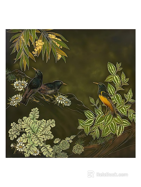 Animal painting texture