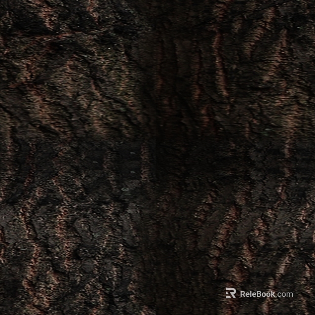 Dark brown bark texture natural material texture