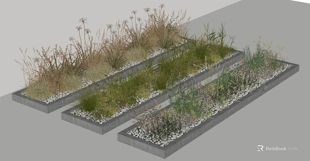 Natural Herbaceous Landscape Flower Pond texture