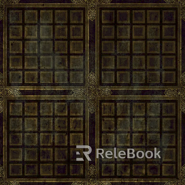 Metal relief texture