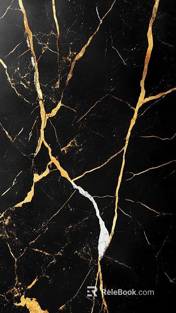 Black Golden Flower Marble texture