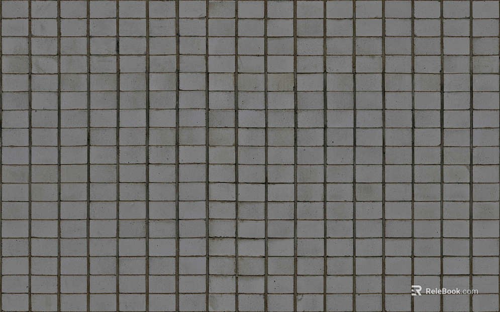 Cement brick plain wall tile seamless texture