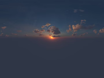 Sunrise Sunset Cloudy Blue Sky Landscape Landscape HDR texture (ID:ffach540456)