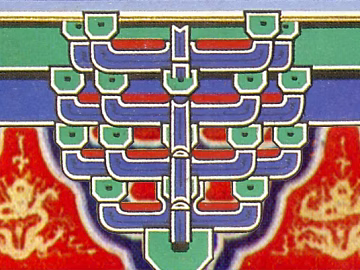 Wall Line Waist Line Chinese Classical Tibetan Architecture Painting texture (ID:ffagg36718)