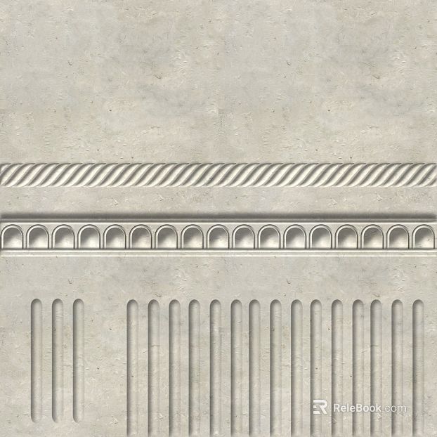 Off-white stone texture wall line waist line texture