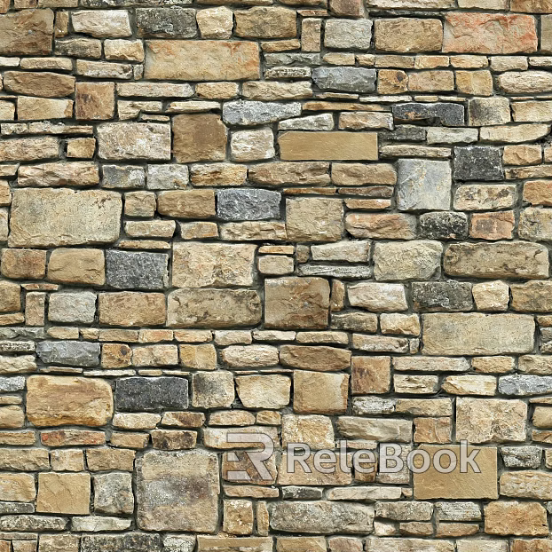 neat stone brick wall texture