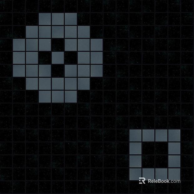 mosaic map texture