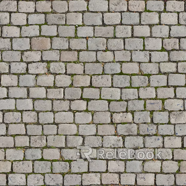 Brick pavement texture