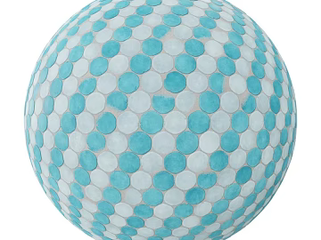 Mosaic PBR texture (ID:ffach742981)