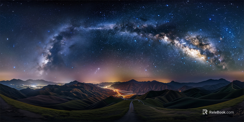 Universe Star HDR texture