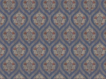Retro blue pattern wallpaper wall decoration texture (ID:ffaeh246926)