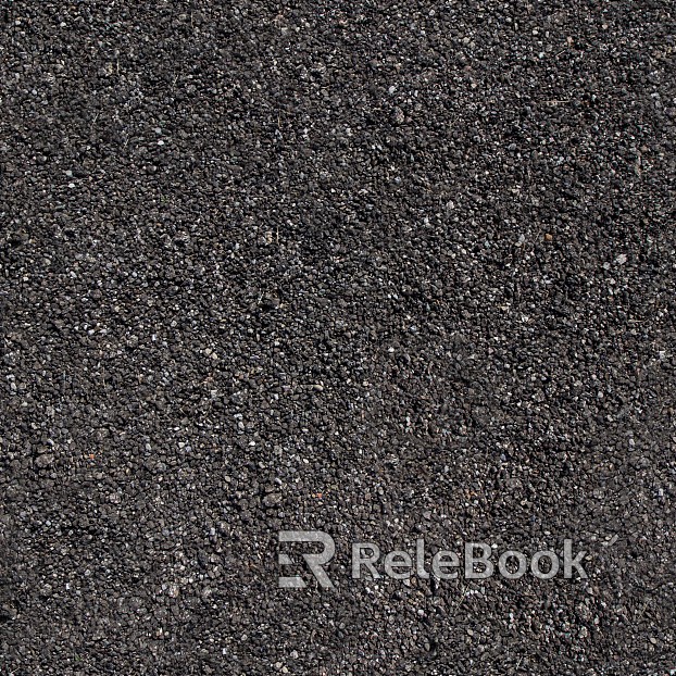 A coarse, granular material consisting of fragments of rock and mineral, varying in color from grey to brown, forming a rough and uneven surface typically used in paving and construction.