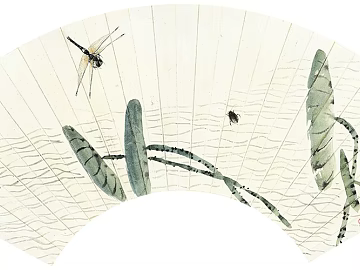 Works by Famous Chinese Calligraphers and Painters Qi Baishi Works Traditional Chinese Painting Lingnan School Traditional Chinese Painting texture (ID:ffach588606)