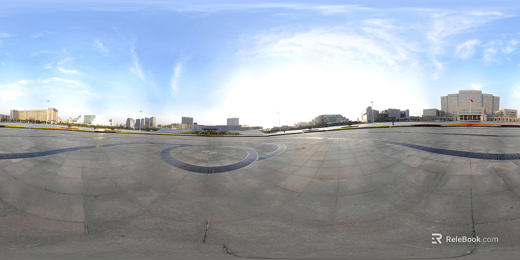 hdr street big square sky texture