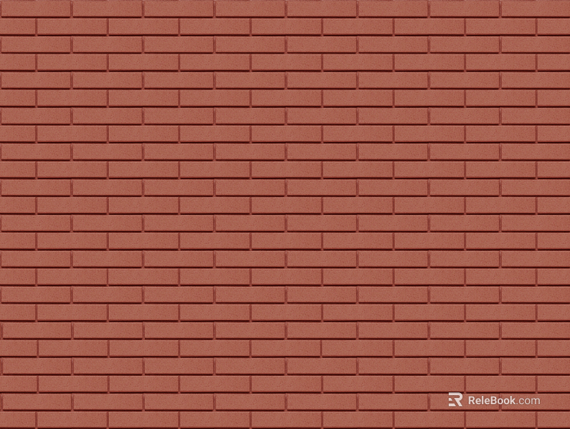 Brick wall villa facade red cultural brick texture