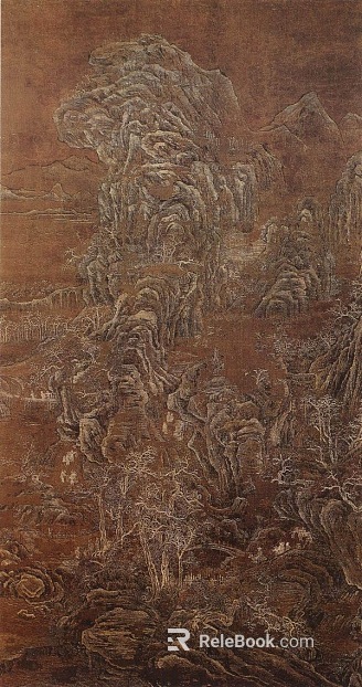 landscape painting texture