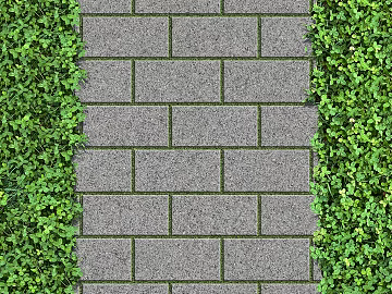 Park Permeable Brick Lawn Brick Grass Brick Parking Space Paving Paving texture (ID:ffach382954)