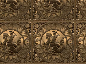 Stainless steel embossed printed embossed metal plate texture (ID:ffach823536)