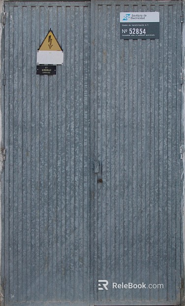 Metal door texture