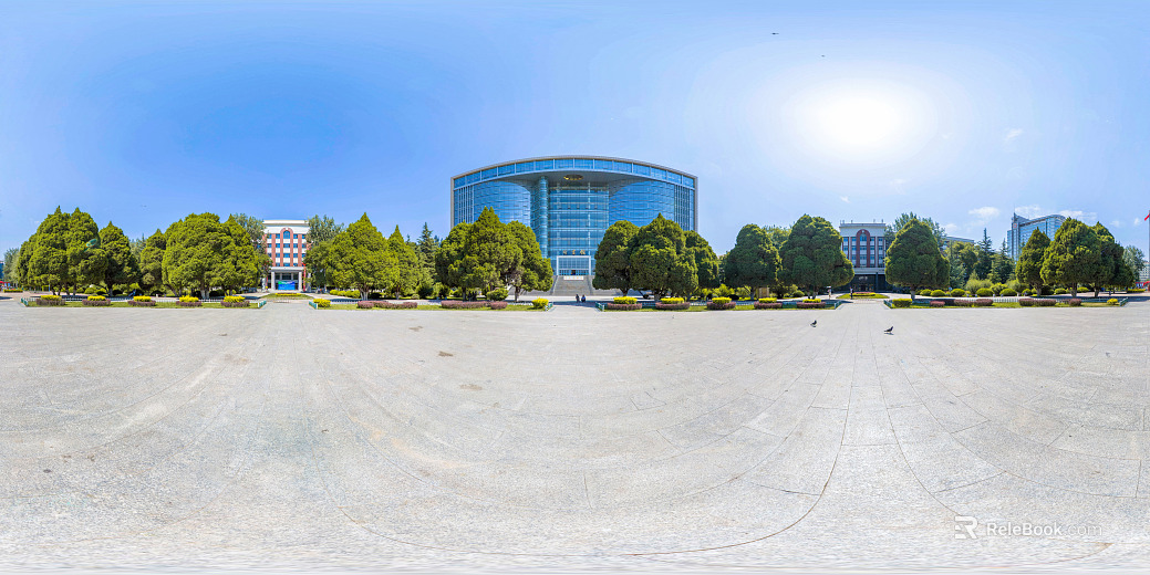 City Office Plaza Daytime HDR Map texture