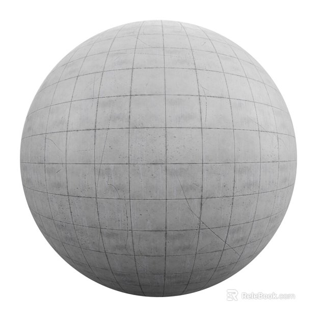 Cement brick PBR texture