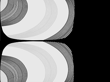 black and white painting 3d model