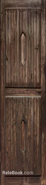 Dark brown vintage solid wood door interior door texture