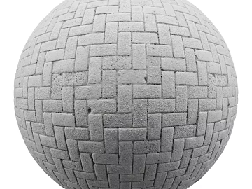 Permeable Brick PBR texture (ID:ffach976981)