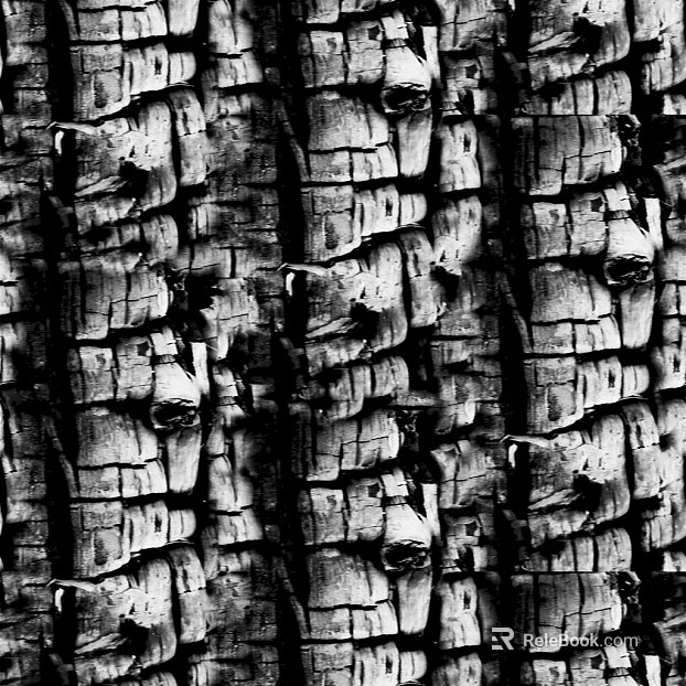 Charcoal roasted mahogany texture