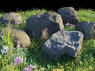 Dark gray rock outdoor landscape landscaping texture (ID:ffaeh327232)