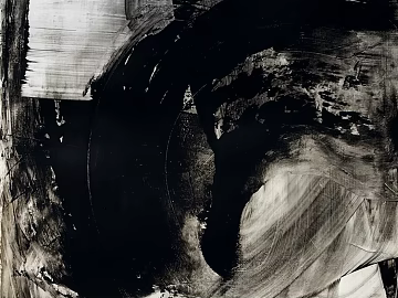 black and white abstract art decorative painting texture (ID:ffaeh041296)