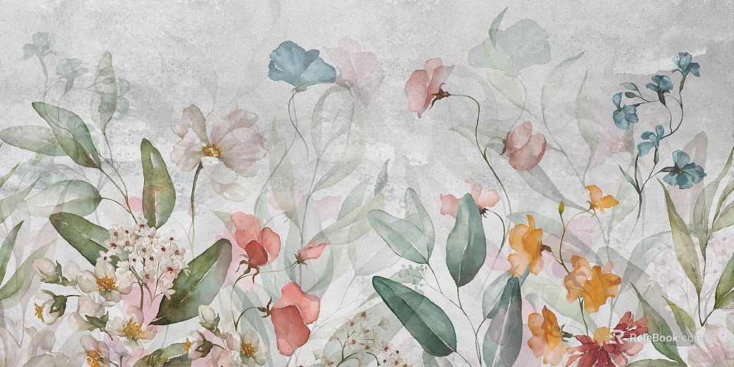 Floral Pattern Wallpaper texture