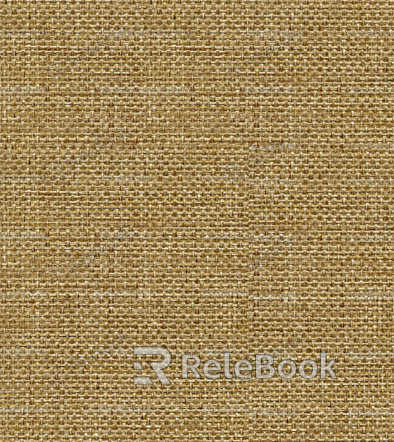 Close-up of a textile fabric with a distinct, woven texture. The material appears to be a blend of different threads, creating a pattern that's both intricate and uniform, offering a subtle, tactile appeal.