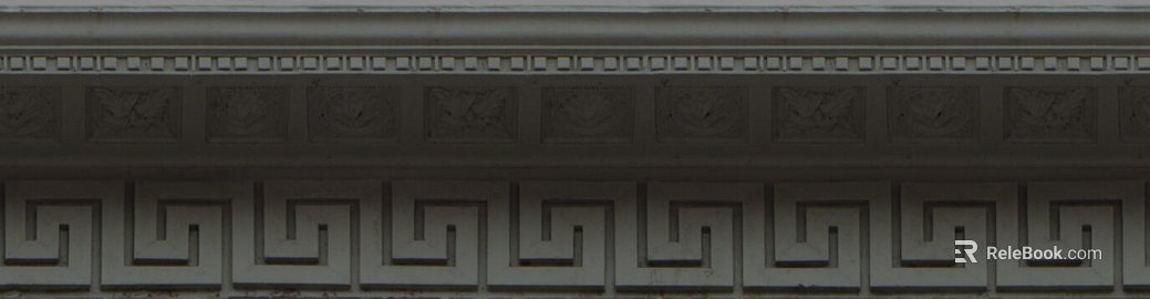 Light gray European-style waistline texture