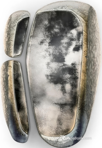 Do the old metal tray decorative ornaments texture