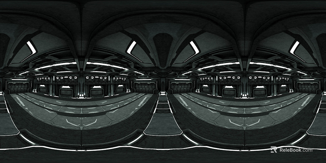 Sci-fi Scene Space Capsule HDR Map texture