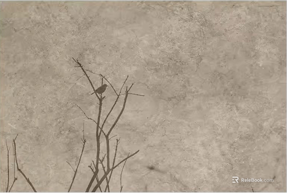 Silent Wind Beige Art Paint Background Wall texture