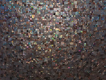 Brown mosaic wallpaper texture (ID:ffach725835)