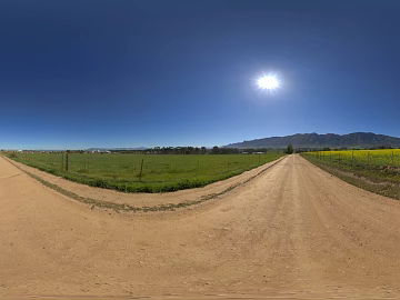 Outdoor Road Field Flower Sea Daytime HDR texture (ID:ffabg73741)