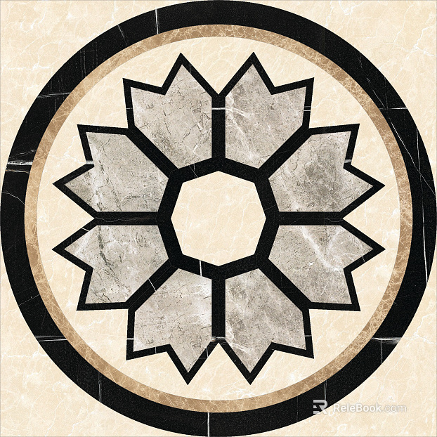 Modeling mosaic tile water knife processing series ceramic tile texture