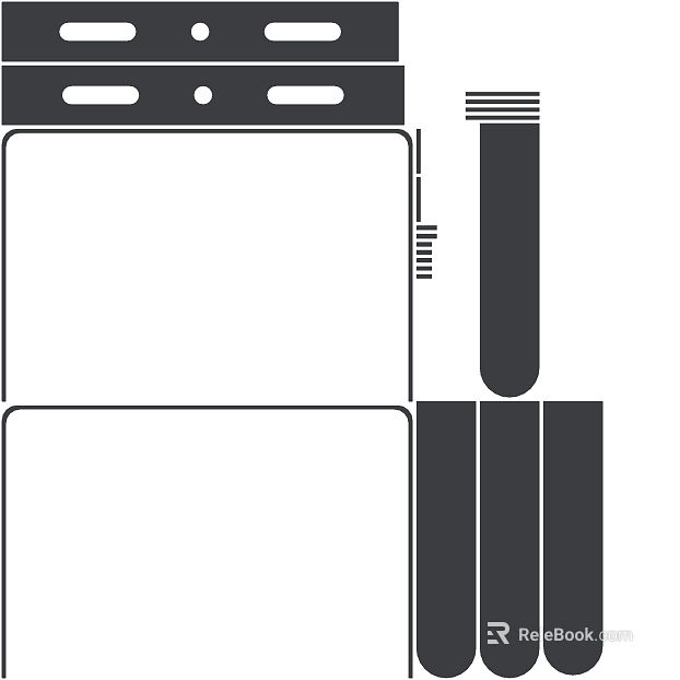 Dark gray wooden cabinet handle texture