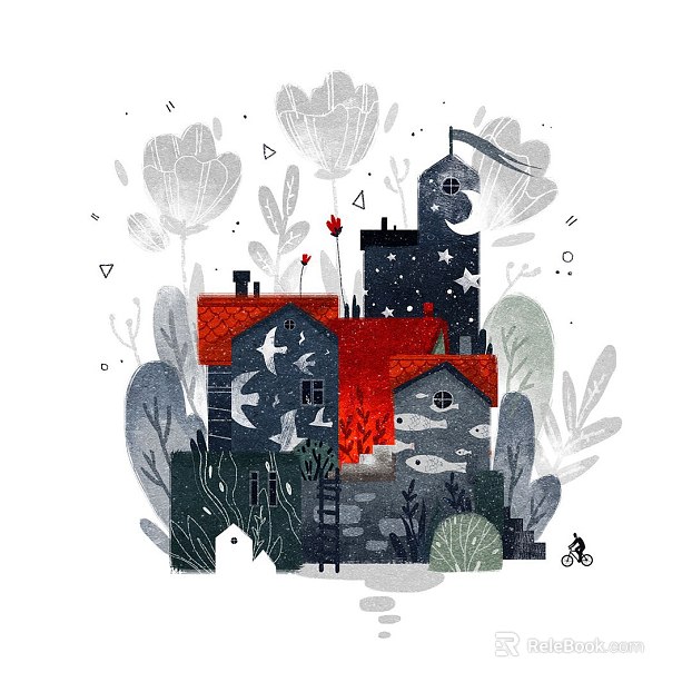 cartoon painting texture